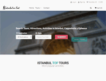 Tablet Screenshot of istanbulonfoot.com